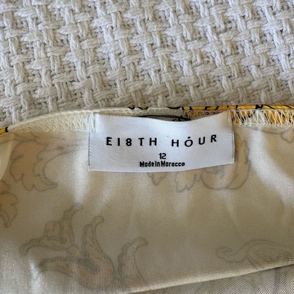 Gold and White Silk Maxi Dress - Picture 6 of 6